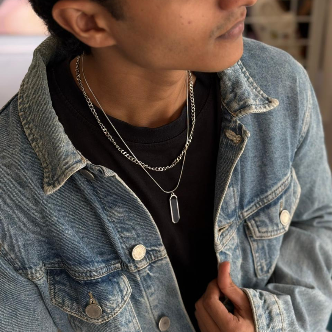 Midnight Tag Dual Chain - House Of Tulam