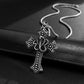 Serpent Cross Pendant Necklace
